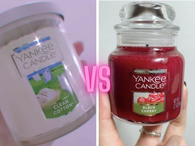 Yankee Candle Tumbler vs Jar
