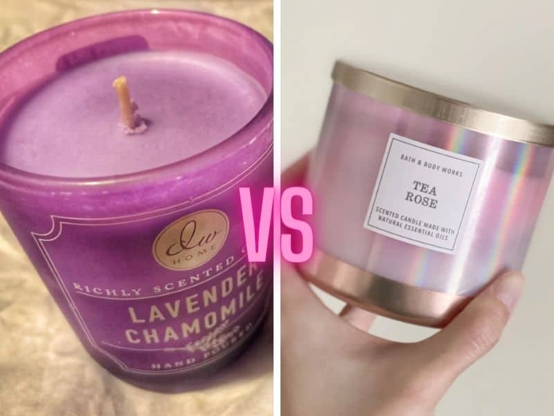 DW Home Candles vs Bath & Body Works