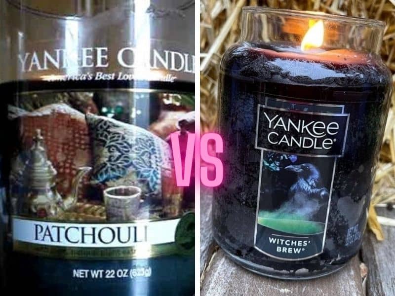 Yankee Candle Patchouli vs Witches' Brew